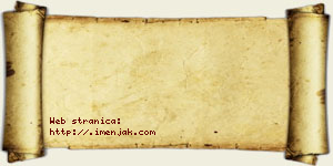 Alimpije Ćosić vizit kartica